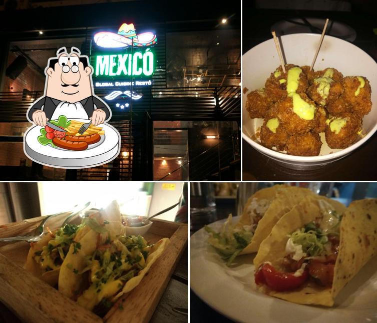 Food at Cafe Mexico Lounge Bar
