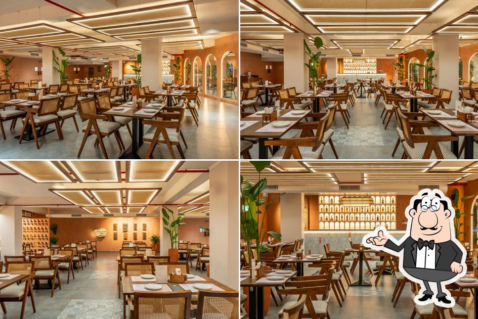 The interior of Jaaju Kitchen & Bar