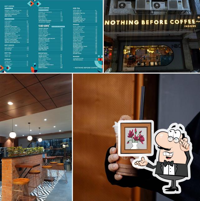 Check out how Nothing Before Coffee looks inside