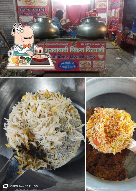 Fried rice at A One Muradabadi chicken biryani