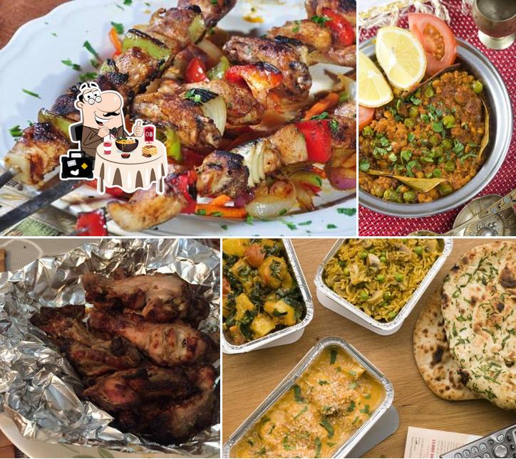 Food at Bhaji's Mirchi Dhaba