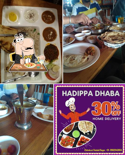 Food at Hadippa, the truck dhaba and take away