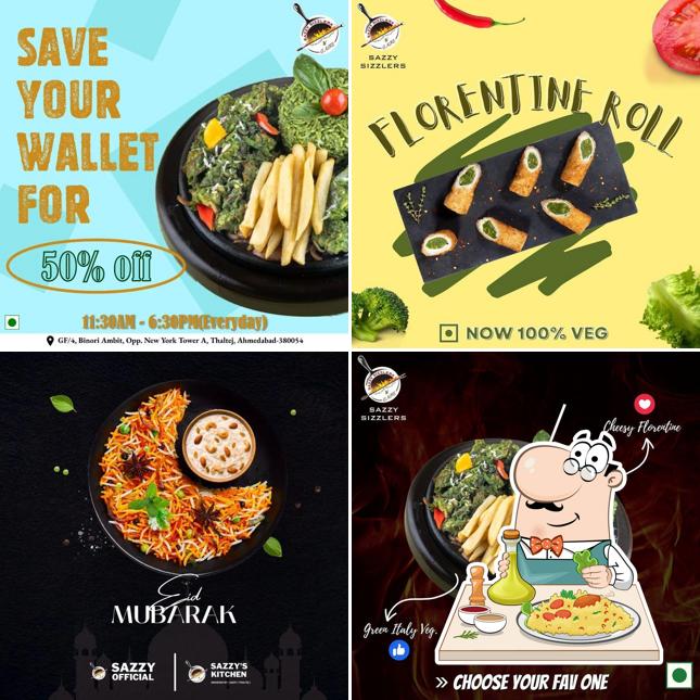 Meals at Sazzy Sizzlers