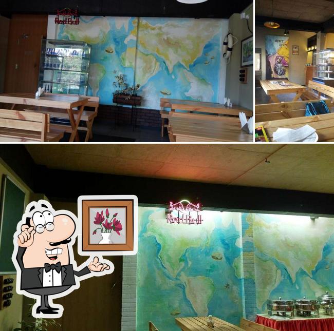 The interior of Cafe Route 66