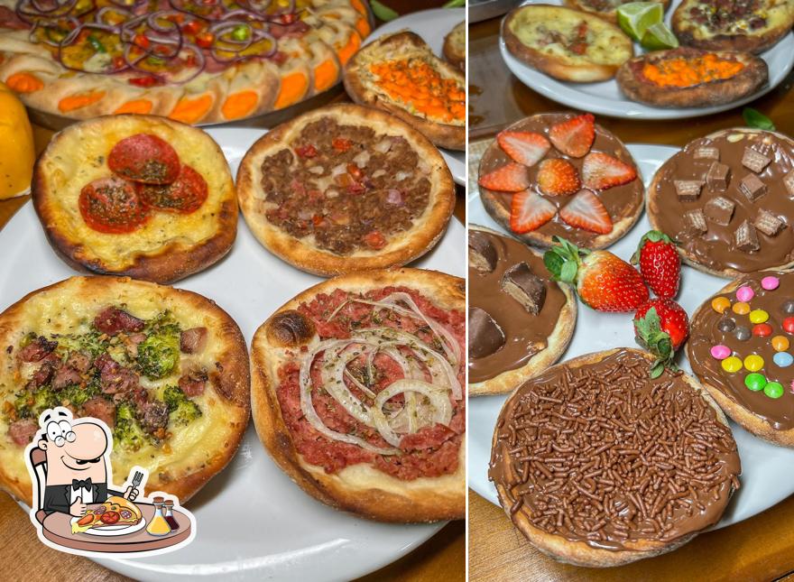No Dr. da Esfiha, você pode desfrutar de pizza
