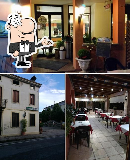 Gli interni di La Lanterna (pizza senza glutine)Trattoria Pizzeria