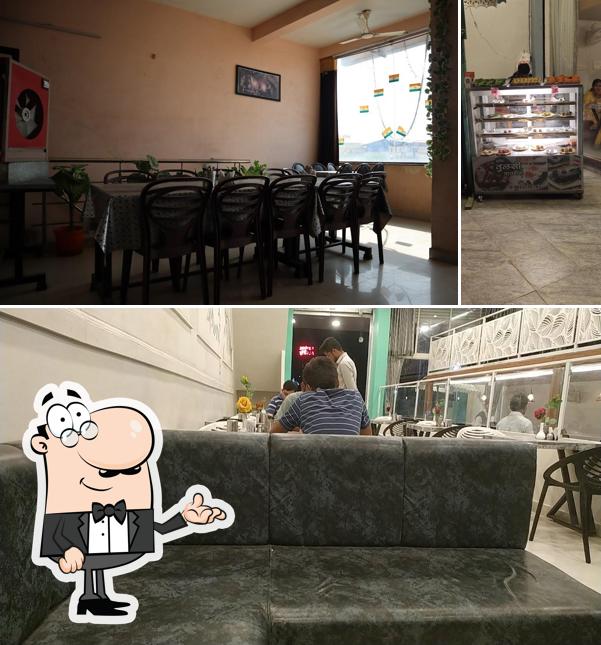 The interior of Om Tulsi Pure Veg Family Restaurant