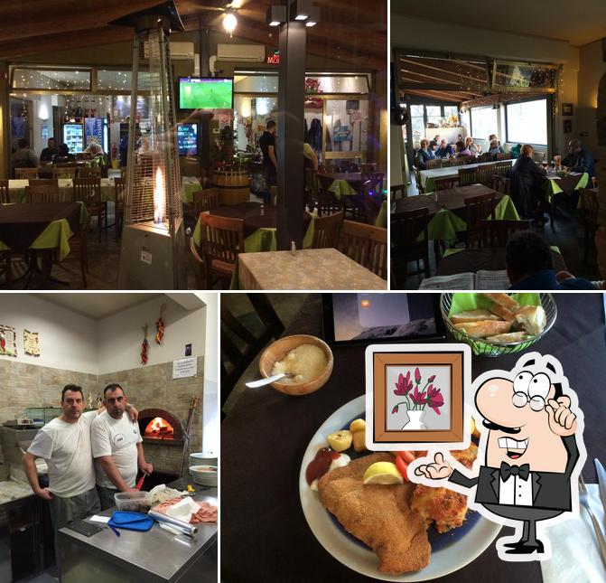 Gli interni di Pizzeria da modesto di Trieste
