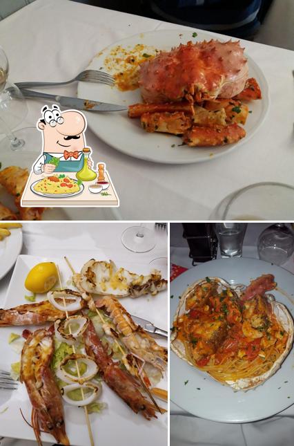 Scampi al Ristorante Al Portico