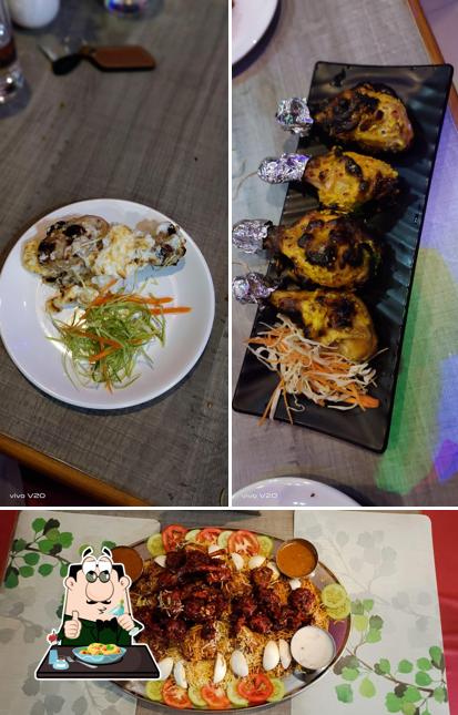 Food at B3 restaurant