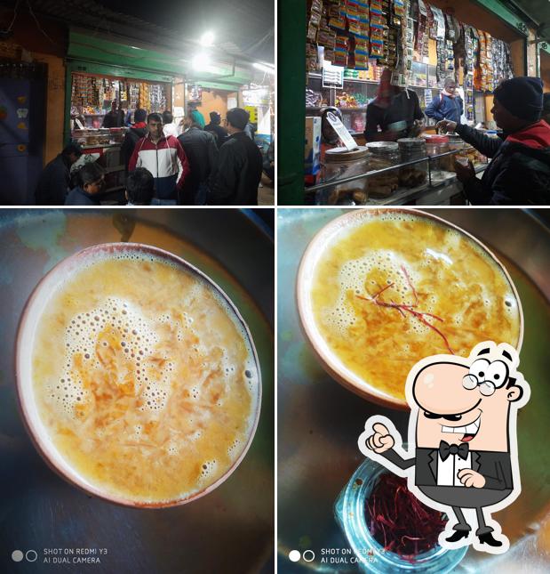 The image of interior and drink at Biki Tea Stall