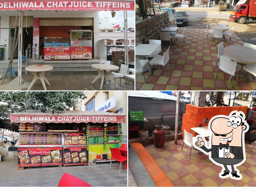 The interior of Delhiwala Chat