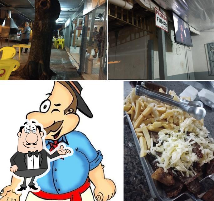 O interior do ESPETOS GAÚCHO