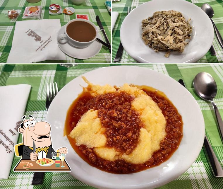 Platti al Refettorio del pellegrino