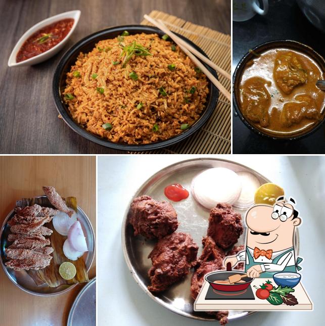 Chicken curry at Sai Parivar Bar and Family Restaurant