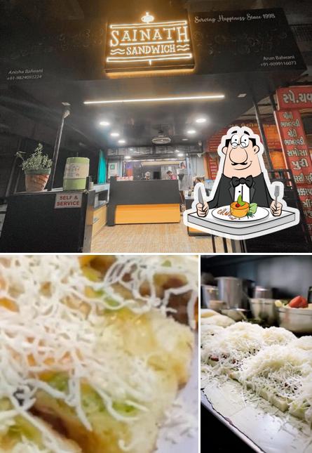 This is the picture displaying food and interior at Sainath Sandwiches & Pizzas