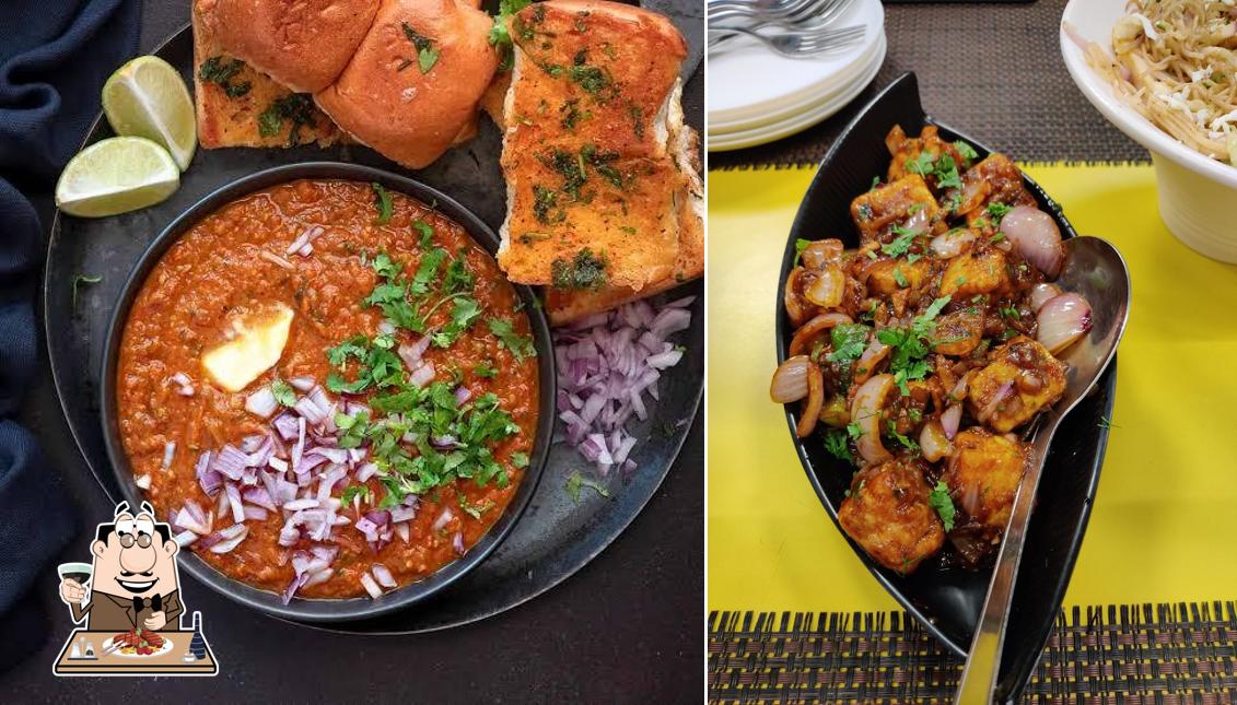 A Lotus the food plaza tikora mod bahraich provides meat dishes