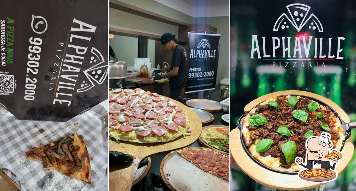 Peça pizza no Alphaville Pizzaria Cuiabá