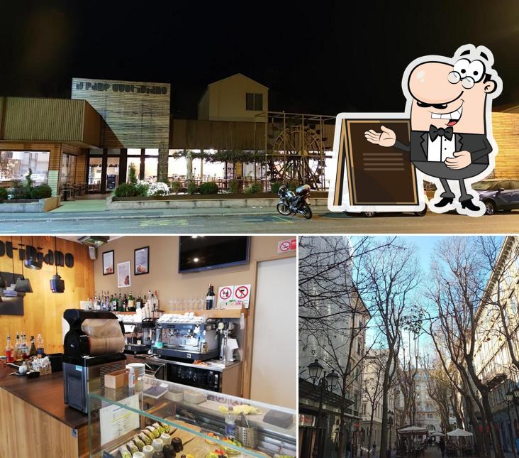 Questa è la immagine che presenta la esterno e alcol di Il Pane Quotidiano