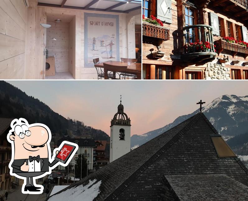 Gli esterni di Hotel Suisse Champéry