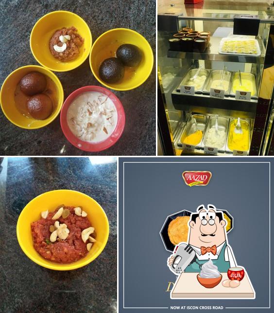 Azad restaurant and corporate sweets (Iskcon) provides a range of desserts