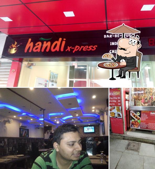 The picture of Handi X-press’s exterior and bar counter