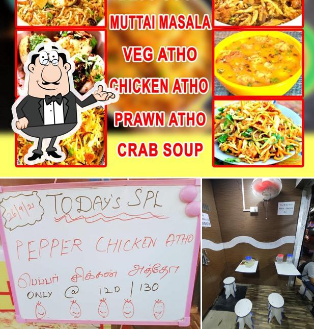 The photo of interior and food at Hotel Pasiyaaru-Chengalpattu