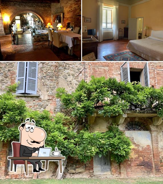Gli interni di Locanda dell'Amorosa