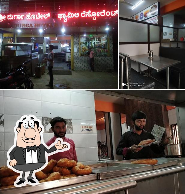 The interior of Shree Durga Cafe