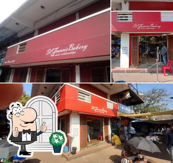 Among different things one can find exterior and interior at St Francis Bakery