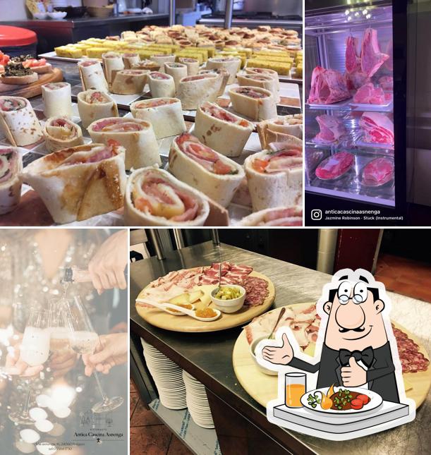 Cibo al Ristorante Asnenga