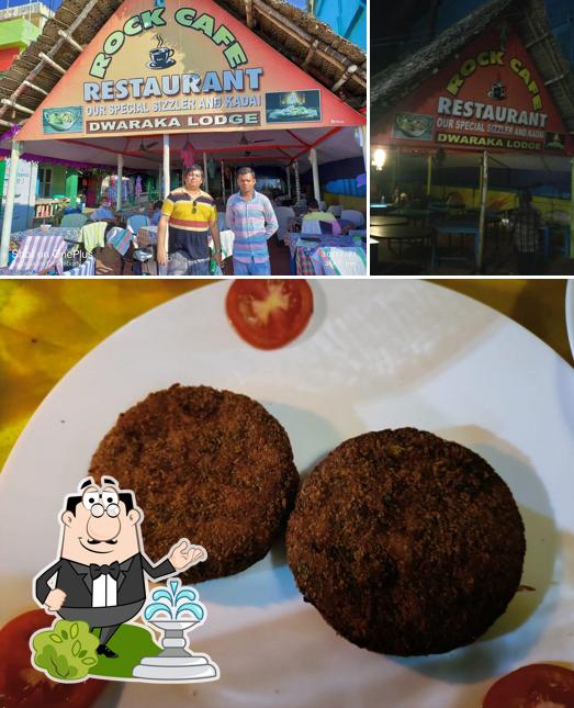 The exterior of Rock cafe