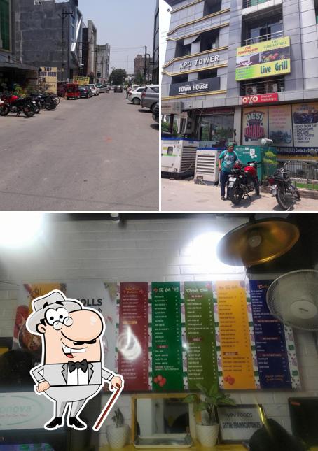 You can get some fresh air outside Rolls King RDC Ghaziabad