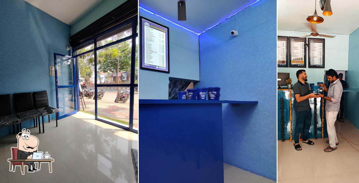 The interior of Royal Bucket Biryani