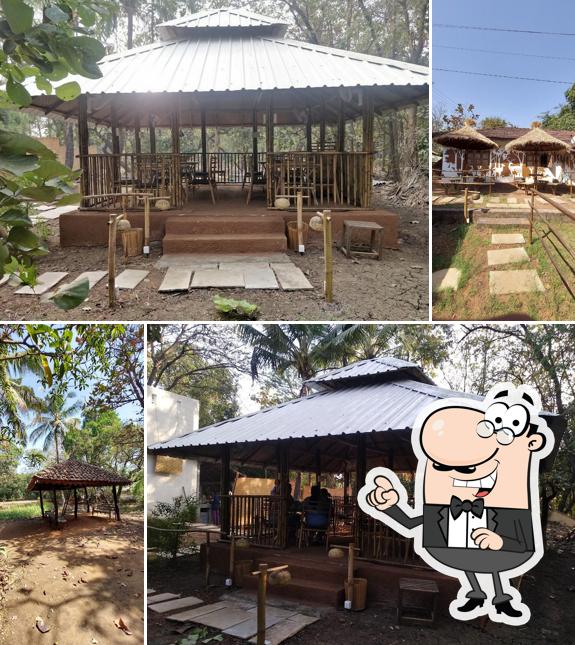 Enjoy the view at the outside area of Subha Snacks