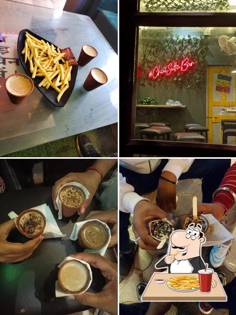 French fries at Chai Sutta Bar Balaghat