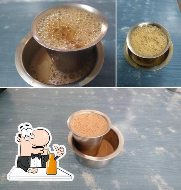 Enjoy a drink at Lakshmi Original Coffee House