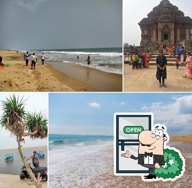 Enjoy the view outside Chandrabhaga Golden Sea Beach