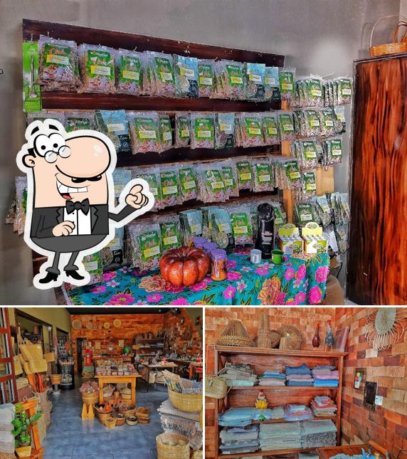 O interior do Empório Sabor Do Campo