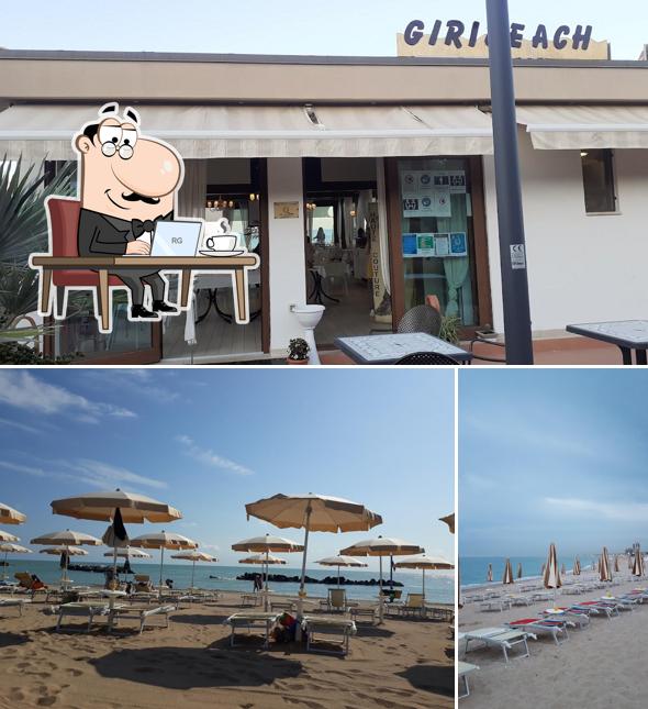 Gli interni di GIRIBEACH