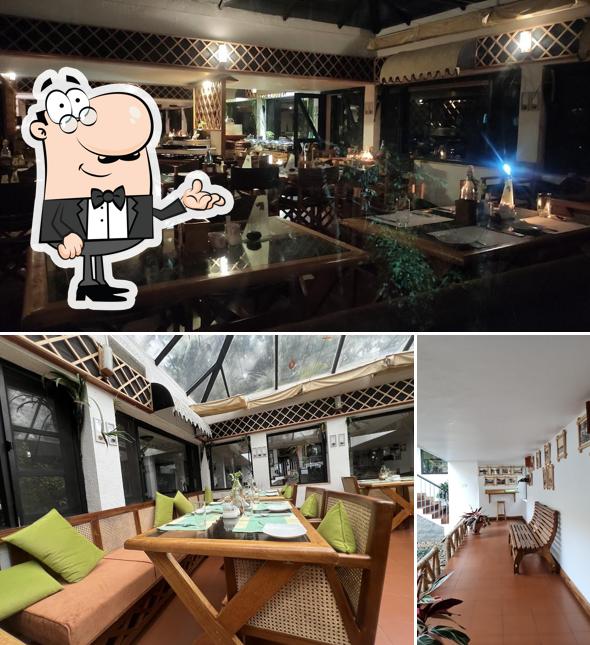 The interior of Hill Spice Restaurant