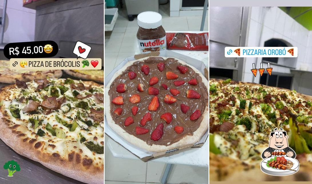 Comida em Pizzaria Orobó