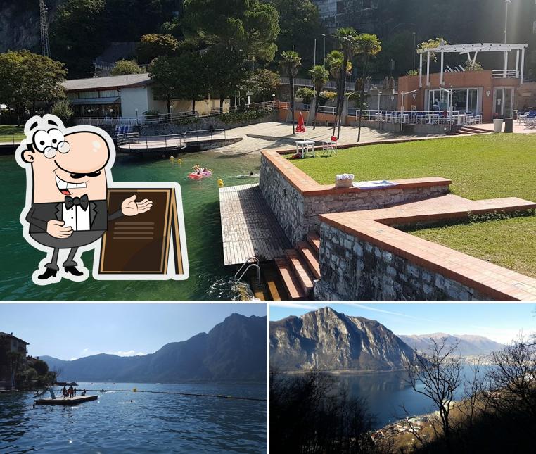 Puoi goderti l'aria fresca dal dehors di Lido di Campione D'Italia