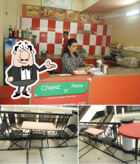 The interior of Chaatz 'n' More