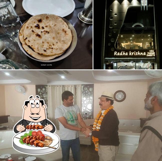 Shri Radhe Krishna restaurant & Sweets is distinguished by food and interior