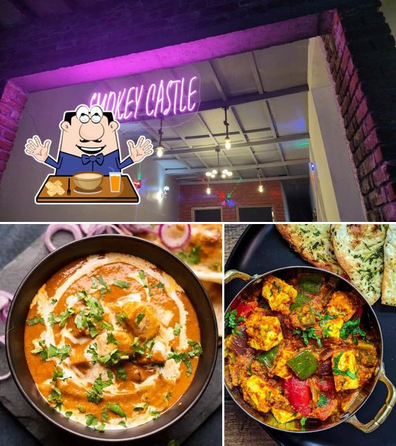 Among various things one can find food and exterior at Smokey Castle