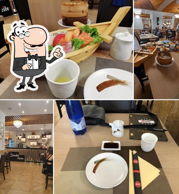 Gli interni di Sushi Meile