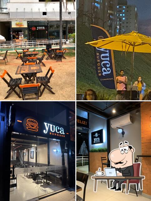 Veja imagens do interior do Yuca burguer
