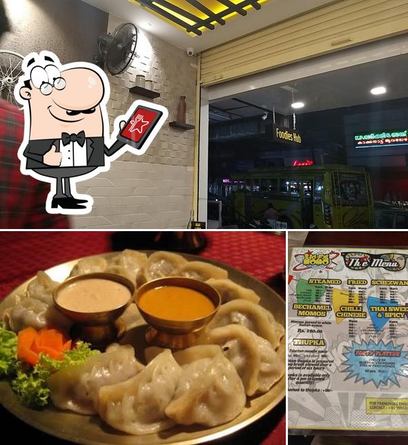 Enjoy the view at the outside area of Momo king (Big Fat Momos Perumbavoor)