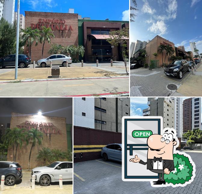 Veja imagens do exterior do Empório Delitalia